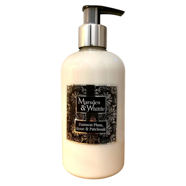Damson Plum, Rose & Patchouli Hand & Body Lotion - Marsden & Whittle