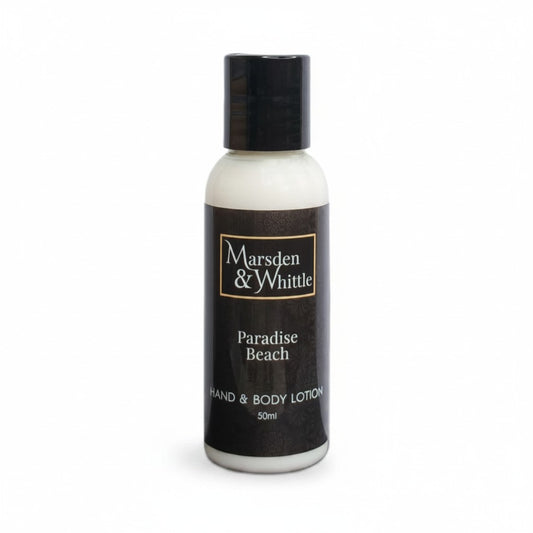 Paradise Beach Hand & Body Lotion 50ml Travel Size - Marsden & Whittle