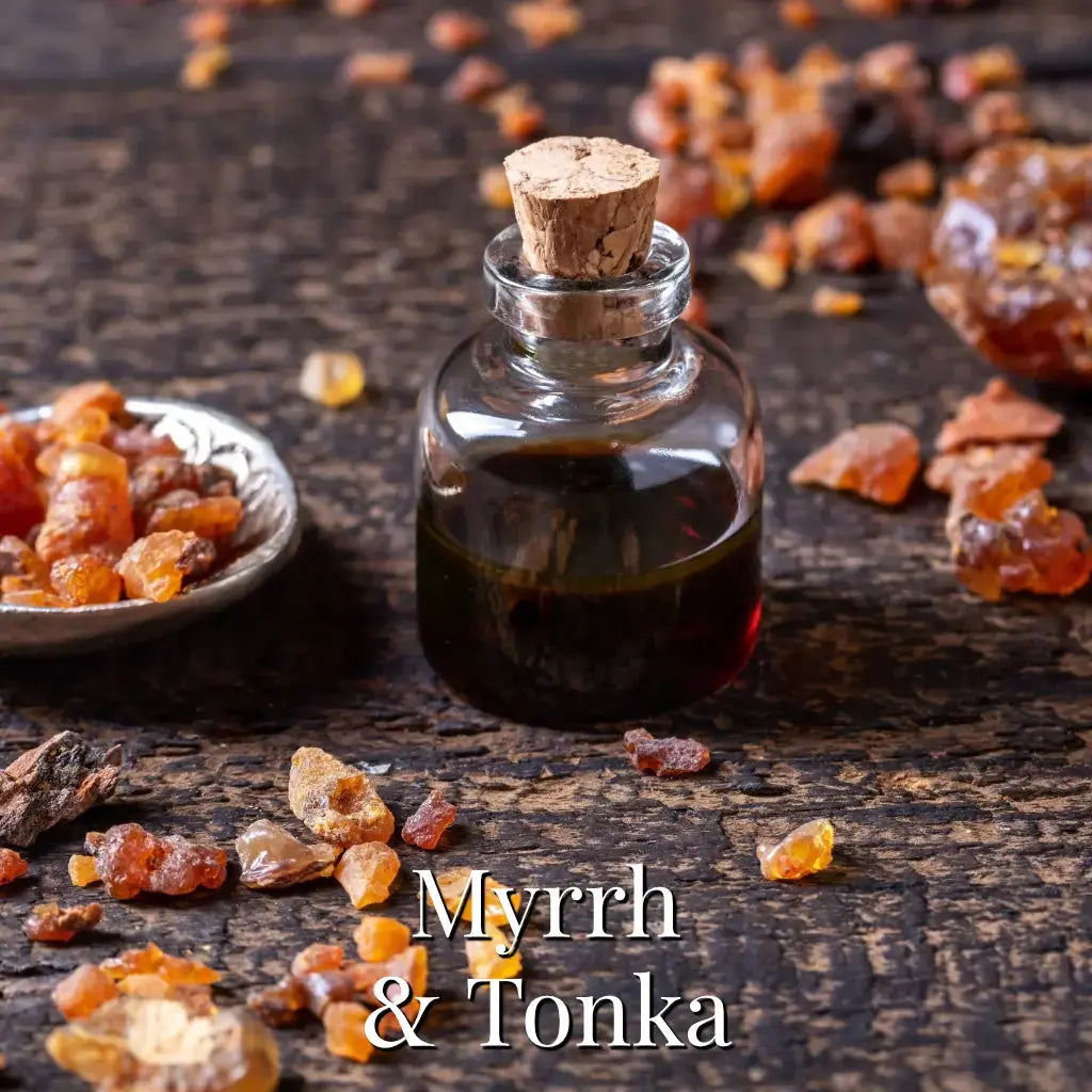 tonka and myrrh fragrance oil