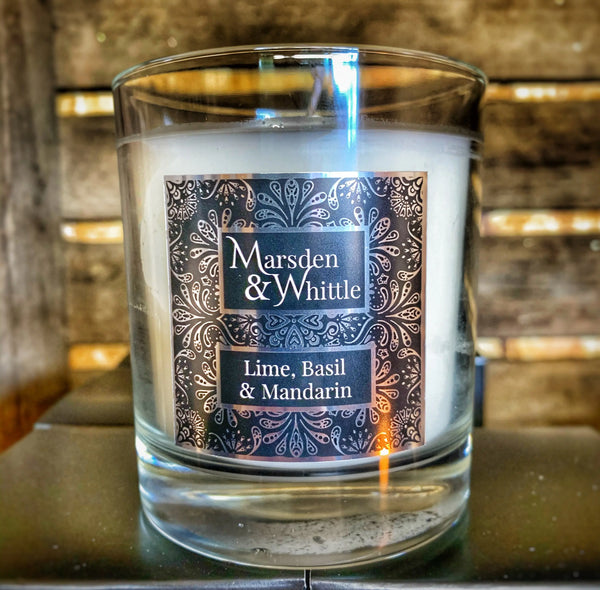 Lime, Basil & Mandarin Candle - Marsden & Whittle