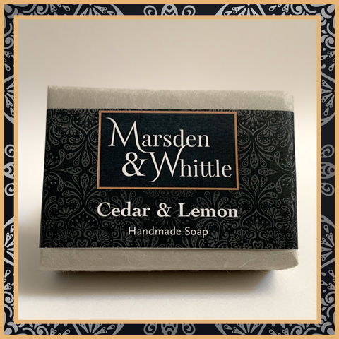Cedar & Lemon Soap Bar - Marsden & Whittle