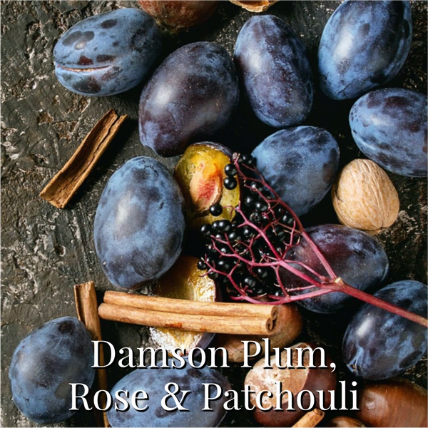 Damson Plum, Rose & Patchouli Reed Diffuser - Marsden & Whittle