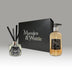 Black Pomegranate Diffuser and Wash Gift Set – 100ml Reed Diffuser and 300ml Hand & Body Wash in a black gift box – Marsden & Whittle
