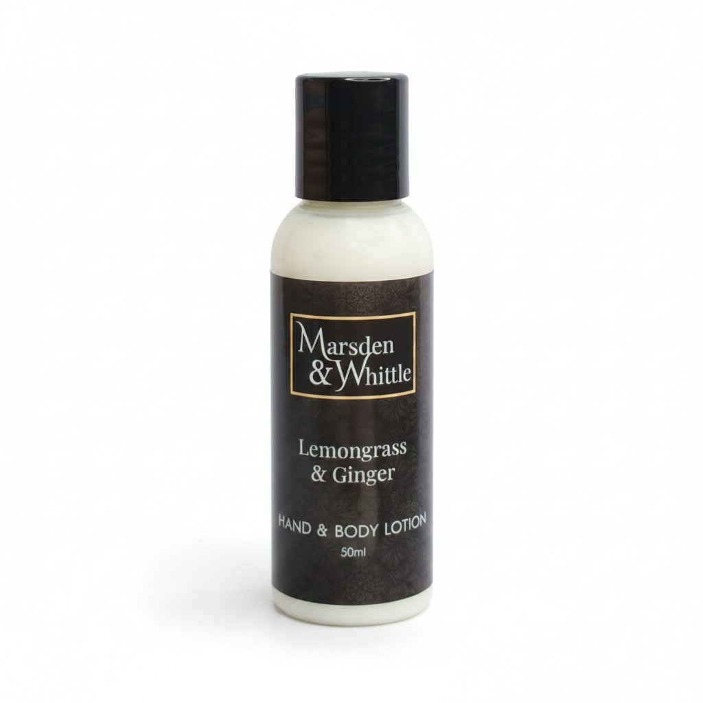 Lemongrass & Ginger Hand & Body Lotion 50ml Travel Size - Marsden & Whittle