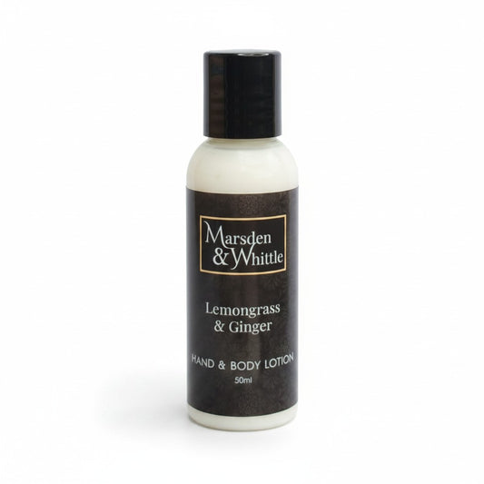 Lemongrass & Ginger Hand & Body Lotion 50ml Travel Size - Marsden & Whittle