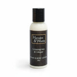 Lemongrass & Ginger Hand & Body Lotion 50ml Travel Size - Marsden & Whittle