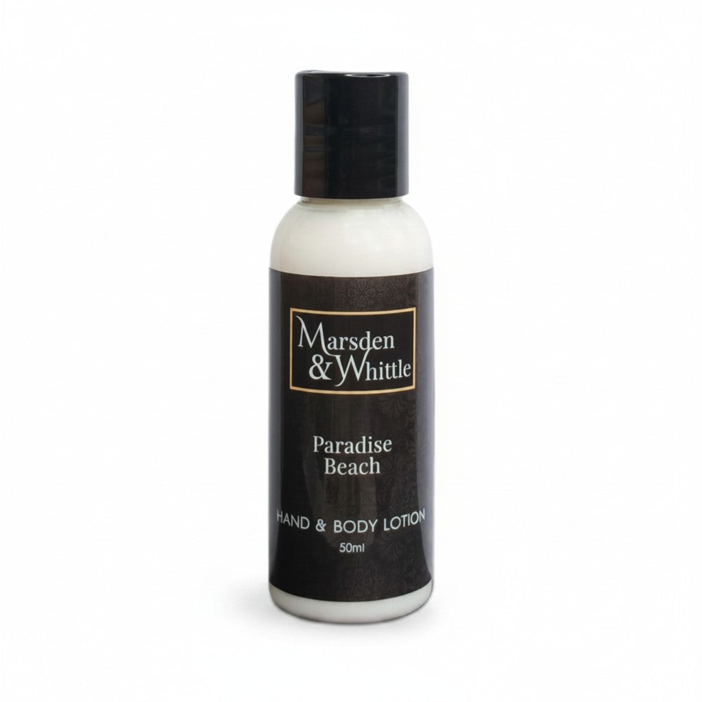 Paradise Beach Hand & Body Lotion 50ml Travel Size - Marsden & Whittle