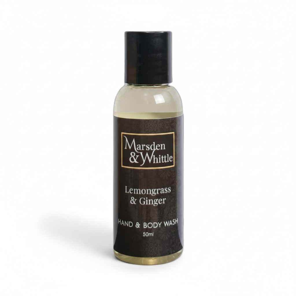 Lemongrass & Ginger Hand & Body Wash 50ml Travel Size - Marsden & Whittle