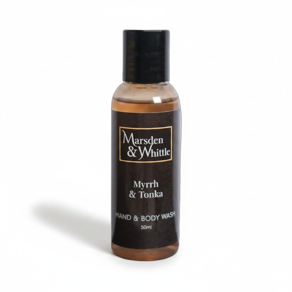 Myrrh & Tonka Hand & Body Wash 50ml Travel Size - Marsden & Whittle