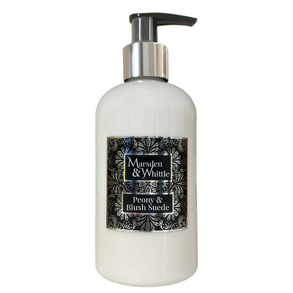 Peony & Blush Suede Hand & Body Lotion - Marsden & Whittle