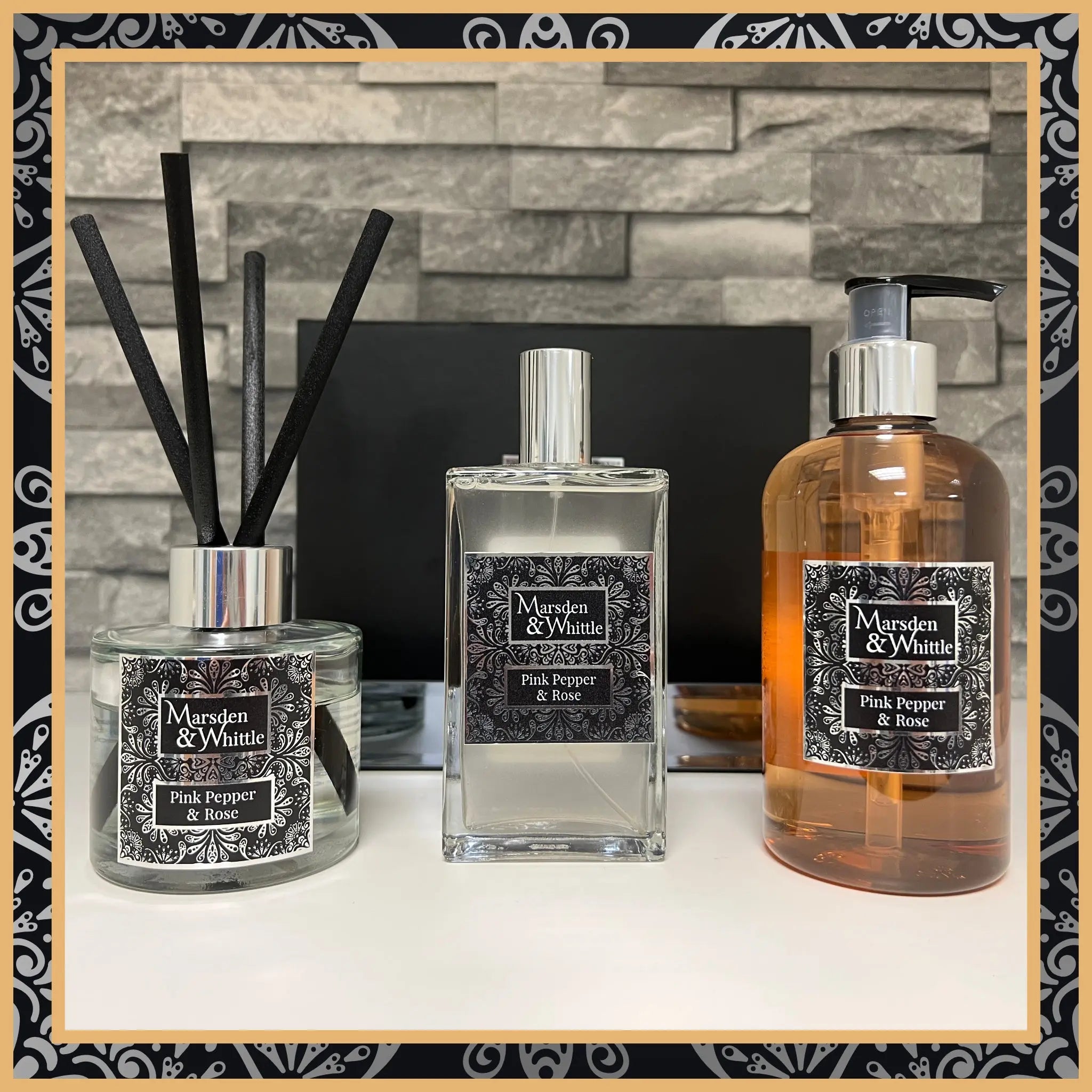 Reed Diffuser, Room Mist and Hand Wash Gift Set - Marsden & Whittle