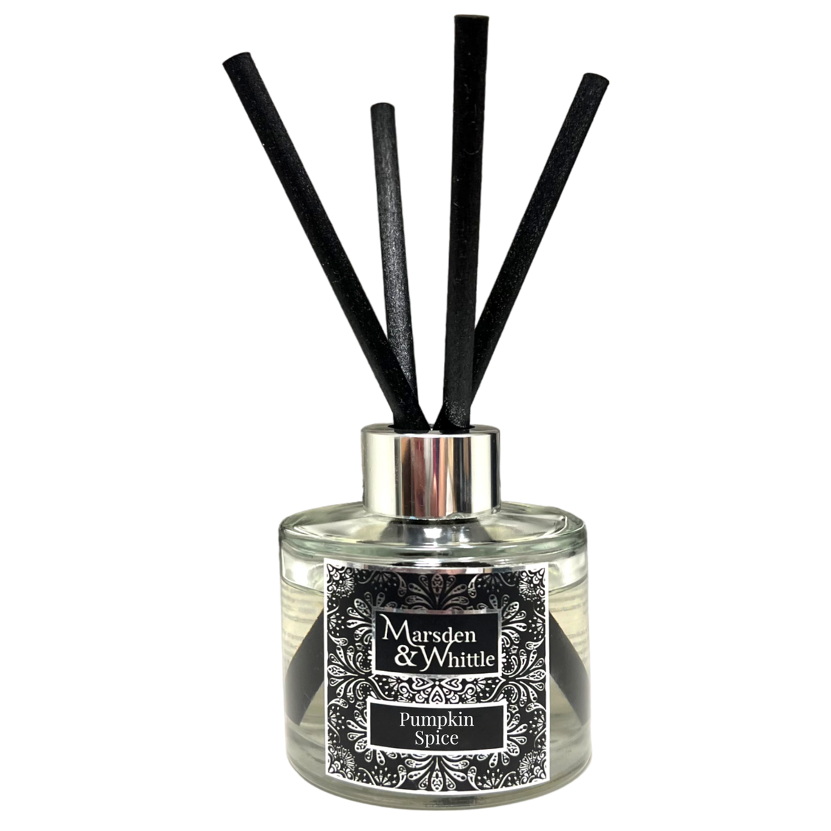 A Marsden & Whittle Pumpkin Spice Reed Diffuser against a plain background.